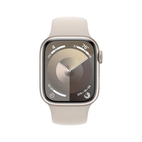 Apple Watch Series 9 GPS 41mm Starlight Aluminium Case with Starlight Sport Band (M/L) /MR8U3/ - 2