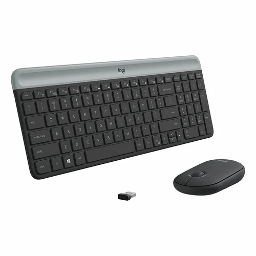 Logitech MK470 Slim Wireless Combo, Black - 1