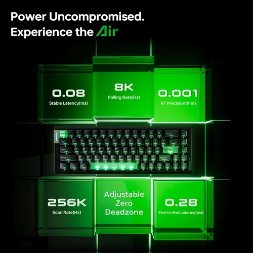 ATK RS6 Air RGB Hall Effect Magnetic Gaming Keyboard Pink - 6