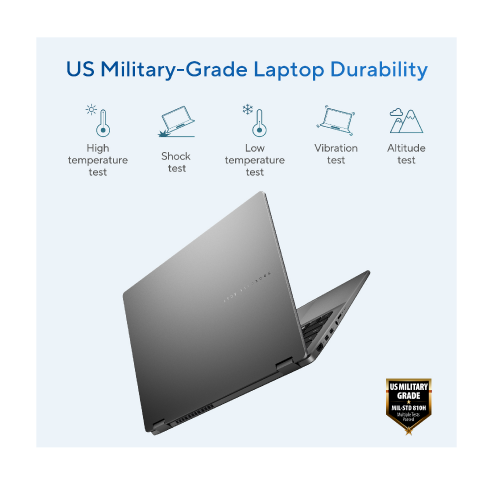 ASUS VivoBook Flip 14 TP3407SA-QL079W Intel Core Ultra 7-256V, 16GB LDDR5X RAM, 512GB PCIe NVMe M.2 SSD, Intel Arc Graphics, WUXGA 14-nch OLED Touch, Win11, Matte Gray - 7