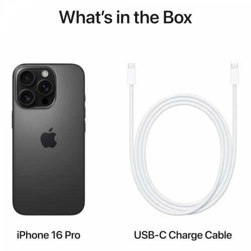 Apple iPhone 16 Pro 128GB, Black Titanium - 6