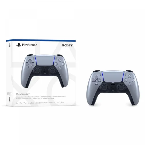 Sony DualSense Wireless Controller for PlayStation 5, Sterling Silver - 1