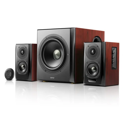 Edifier S350DB 2.1-Channel Bluetooth Speaker System, Brown / Чанга яригч / - 1