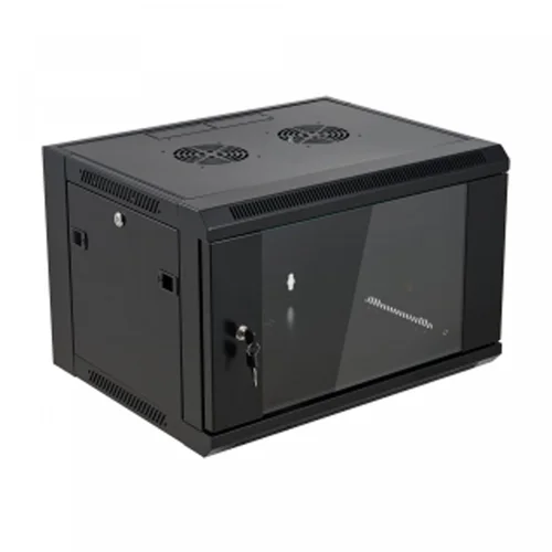 Hikvision 600*450*6U Rack Cabinet with Glass Door DS-XS6406-S/B / Сүлжээний rack cabinet /