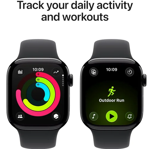 Apple Watch Series 11 GPS 42mm Jet Black Aluminium Case with Black Sport Band (S/M) /MEQT4/ - 3