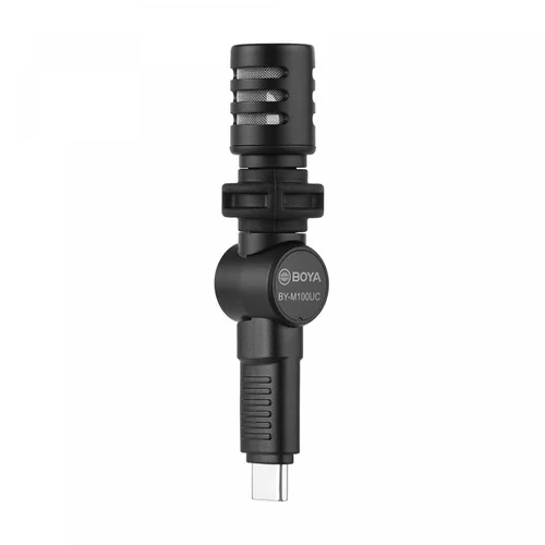 BOYA BY-M100UC Miniature Condenser Microphone for USB Type-C Android Devices / Микрофон / - 1