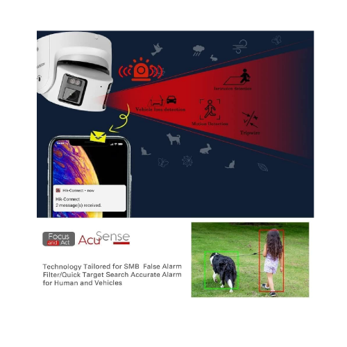 Hikvision Panoramic ColorVu Fixed Turret 4K 8MP with Built-in Microphone DS-2CD2387G2P-LSU/SL / Дэлгэмэл өргөн өнцгийн , Хяналтын Камер / - 3