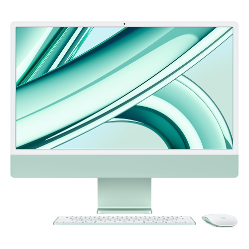 Apple iMac M3 Chip, 8-Core CPU, 8-Core GPU, 8GB RAM, 256GB SSD, 24-inch 4.5K Retina Display, Green /MQRA3/