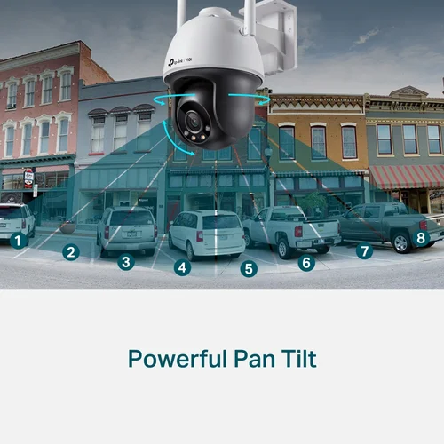 TP-Link VIGI C540-W 4MP Outdoor Full-Color Wi-Fi Pan Tilt Network Camera / Хөдөлгөөнт Гадаа Хяналтын Камер / - 3
