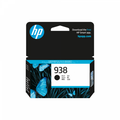 HP 938 Black Original Ink Cartridge (4S6X8PA) /HP OfficeJet Pro 9100, 9700 series/