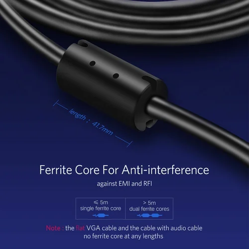 UGREEN VGA Male to Male 1.5m Cable (11630) - 3