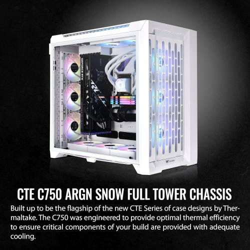 Thermaltake Case Steel Shadow Transparent S White /CA-1C5-00F6WN-01/ - 7