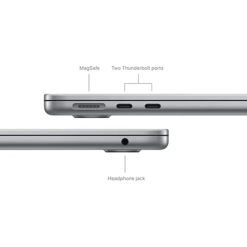 Apple MacBook Air 13.6" M3 Chip 8‑core CPU 8‑core GPU, 8GB RAM, 256GB SSD Space Gray  /MRXN3/ - 4