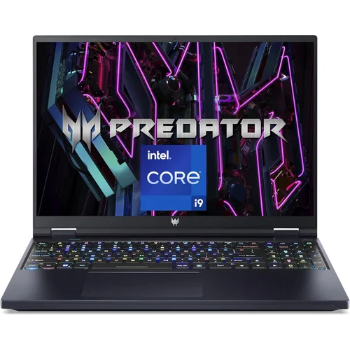 Acer Predator Helios Neo 16 PHN16-72-97FL Intel Core i9-14900HX, DDR5 16GB RAM, 1TB PCIe NVMe SSD, NV RTX4060 8Gb, 16-inch WQXGA IPS, Win11 Home, Black - 1