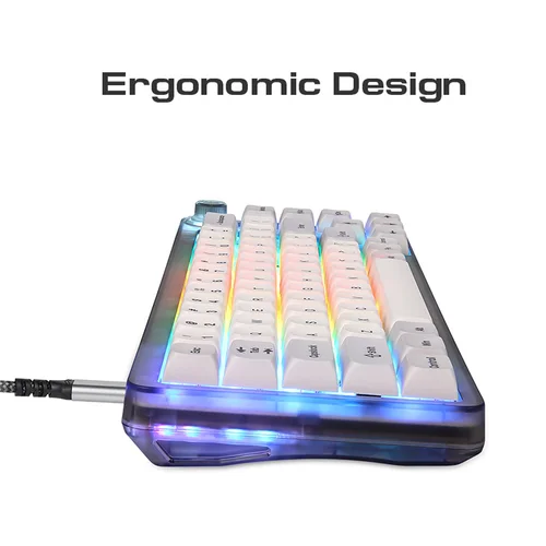 Motospeed CK69 Wired RGB Mechanical Keyboard White - 4