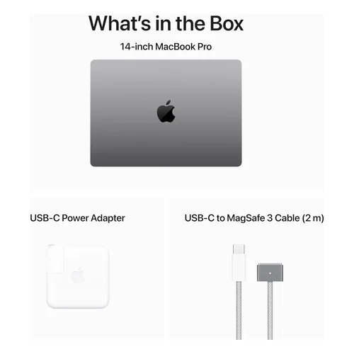 Apple MacBook Pro 14" M3 Chip 8-core CPU 10-core GPU, 8GB RAM, 512GB SSD, Space Gray /MTL73/ - 6
