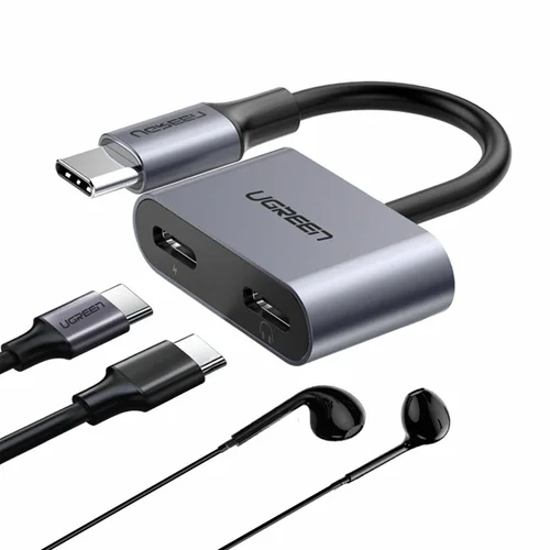 UGREEN USB-C to Dual USB-C Port Converter (60165) - 2