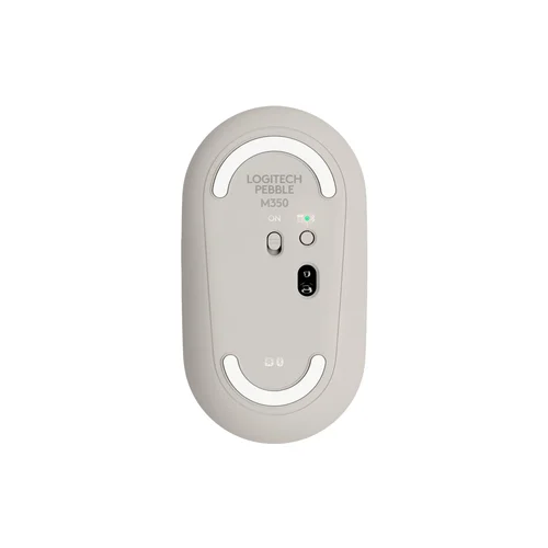 Logitech M350 Pebble Silent Wireless Mouse with Bluetooth, Sand - 4