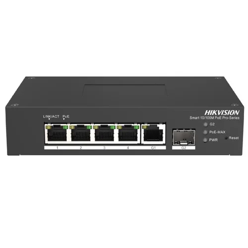 Hikvision 4-Port Fast Ethernet Smart Managed Harsh PoE Switch DS-3T1306P-SI/HS / Свич салаалагч , Сүлжээний Төхөөрөмж /