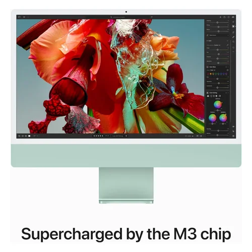 Apple iMac M3 Chip, 8-Core CPU, 8-Core GPU, 8GB RAM, 256GB SSD, 24-inch 4.5K Retina Display, Green /MQRA3/ - 4