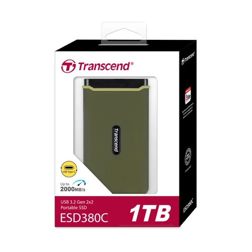 Transcend 1TB ESD380C USB 3.2 Gen2x2 Type-C Portable SSD TS1TESD380C / Зөөврийн Хард / - 4