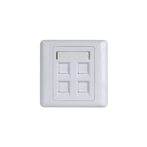 UGREEN Wall Face Plate 4-Port (80443) / Дагалдах хэрэгсэл , Сүлжээний Төхөөрөмж /