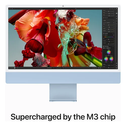 Apple iMac M3 Chip, 8-Core CPU, 10-Core GPU, 8GB RAM, 512GB SSD, 24-inch 4.5K Retina Display, Blue /MQRR3/ - 4