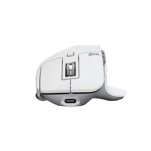 Logitech MX Master 3S Performance Wireless Bluetooth Mouse, White - 4