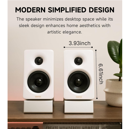 Edifier M60 Desktop 2.0 Multimedia Speaker, White / Чанга яригч / - 5