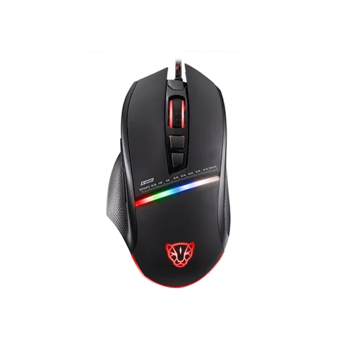 Motospeed V10 Wired Gaming Mouse, Black - 1
