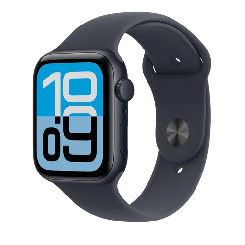 Apple Watch SE (3rd Gen) GPS 44mm Midnight Aluminium Case with Midnight Sport Band (S/M) /MEHN4/ - 1