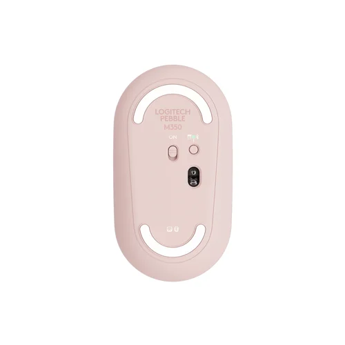 Logitech M350 Pebble Silent Wireless Mouse with Bluetooth, Rose - 4
