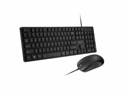Asus CU100 Wired Keyboard and Mouse, Black - 2