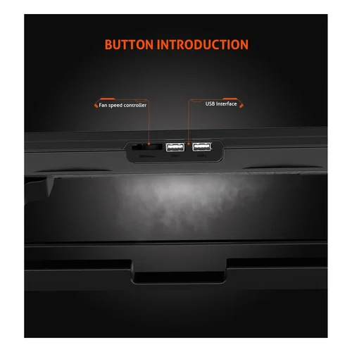 Meetion CP3030 Gaming Laptop Cooler Stand up to 15.6-inch - 4