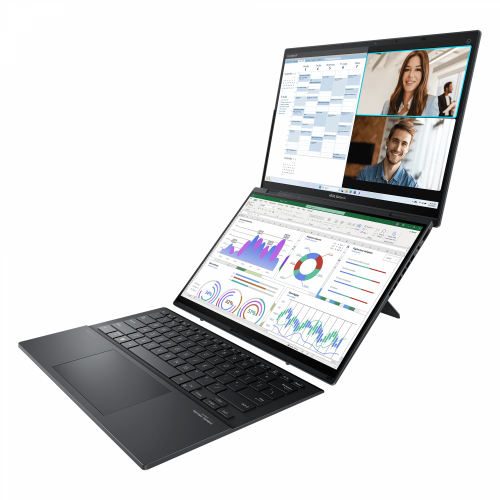 ASUS ZenBook DUO OLED UX8406MA-PZ349W Core Ultra 7-155H, 32GB DDR5 RAM, 1TB M.2 NVMe PCIe 4.0 SSD, Intel Arc Graphics, 120Hz 3K OLED 14 inch, Win11 home, InkWell Gray - 5