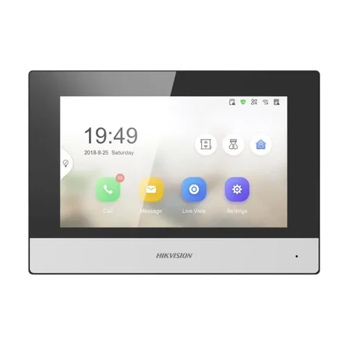 Hikvision Video Intercom Indoor Station with WiFi 7" Touch DS-KH6320-WTE1 / Домофон Систем /