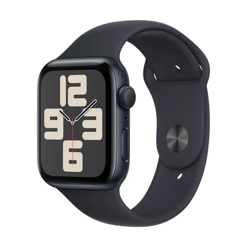 Apple Watch SE (2nd gen) GPS 44mm Midnight Aluminium Case with Midnight Sport Band (M/L) /MRE93/ - 1