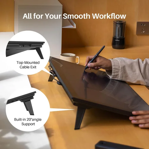 Huion Kamvas Pro 27 GT2701 (4K) Graphic Pen Display with li-battery / Зурдаг Таблет / - 4