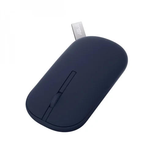 ASUS Marshmallow MD100 Wireless, Bluetooth Silent Mouse, Quiet Blue with Solar Blue Cover - 3
