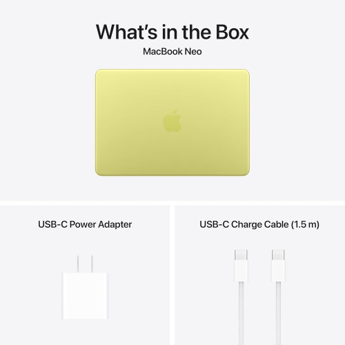 Apple MacBook Neo 13" A18 Pro chip, 6-core CPU, 5-core GPU, 8GB RAM, 512GB SSD, Citrus /MHFE4/ - 7