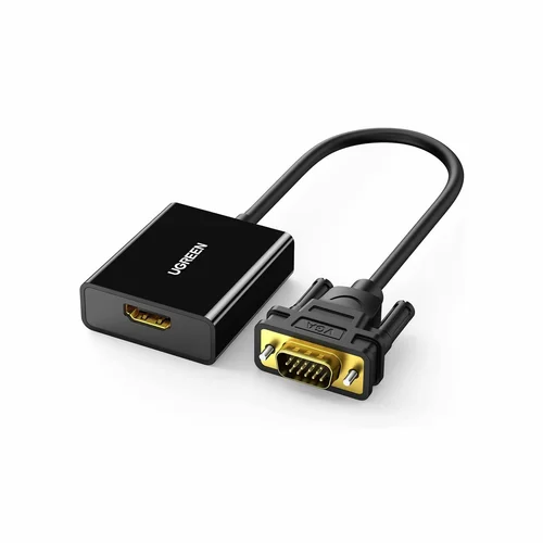 UGREEN HDMI Female to VGA Male Adapter with Audio Jack (20694) - 1