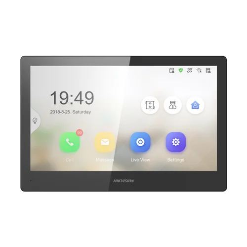 Hikvision Video Intercom Indoor Station with 10" Touch DS-KH8520-WTE1 / Домофон Систем /
