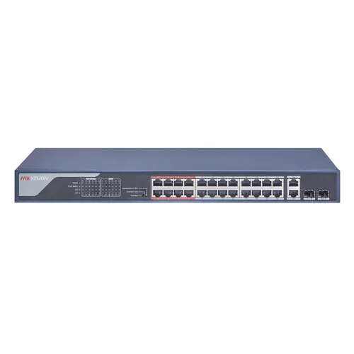 Hikvision 24-port + Gigabit 1 Port Uplink + 1 Port SFP PoE Switch DS-3E0326P-E/M / Свич салаалагч , Сүлжээний Төхөөрөмж / - 1