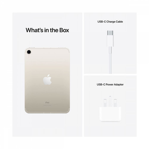 Apple iPad Mini 8.3-inch (6th gen) Wi-Fi 64GB Starlight /MK7P3/ / Таблет / - 7