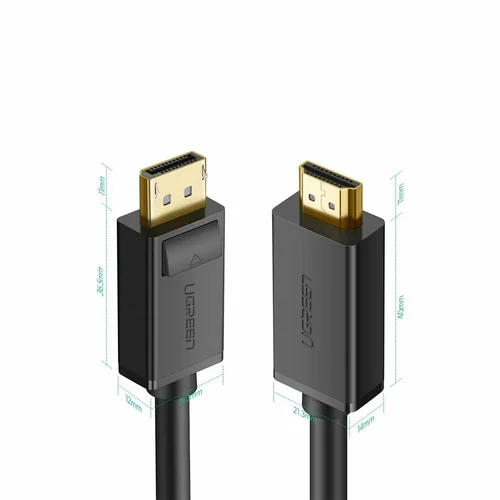 UGREEN DP Male to HDMI Male Cable 1m (10238) - 2