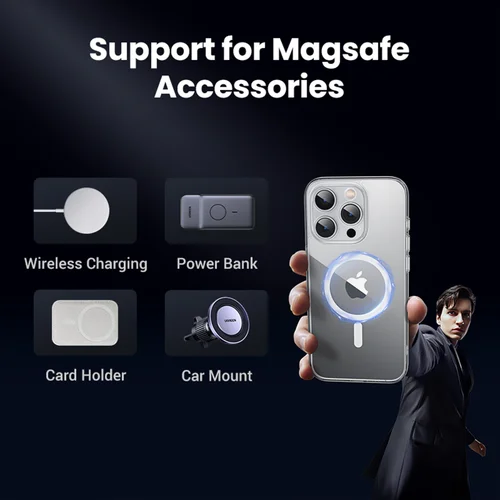 UGREEN Clear Magnetic Protective Case for iPhone 15 Pro Max (25399) - 7