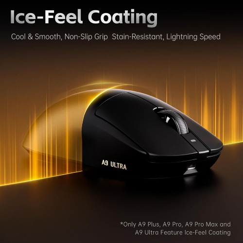 ATK Dragonfly A9 Pro Max 2.0 High Performance Wireless Gaming Mouse Black - 7