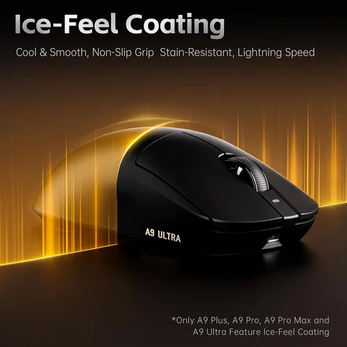 ATK Dragonfly A9 Pro Max 2.0 High Performance Wireless Gaming Mouse Black - 7