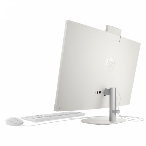 HP 27-cr0044d AIO PC Intel core i7-1355U 4.4Ghz, DDR4 8GB RAM, 512GB PCIe NVMe M.2 SSD, FHD 27-inch Touch, Win11 Home, K&M, Shell White - 4