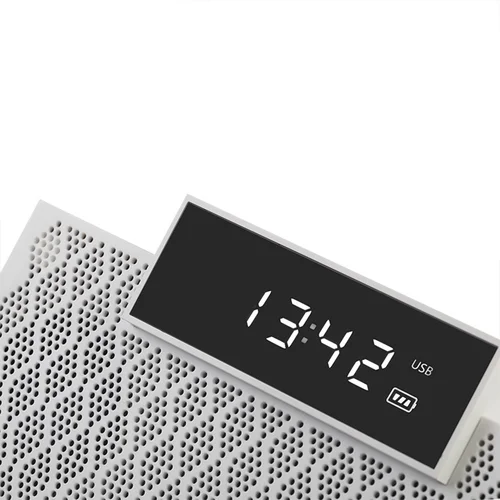 Edifier MP260 Multifunctional Bluetooth Speaker with Alarm Clock, White - 3